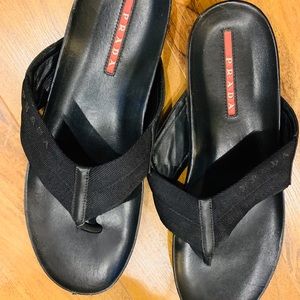 Authentic Prada slippers size 11